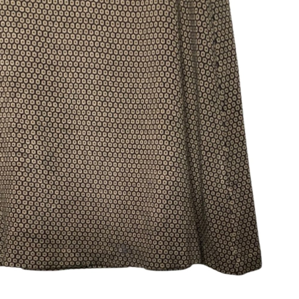 J. JILL | Brown and Black Ponte Flirty Mini Skirt | Size S - Picture 3 of 9